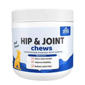 Advanced Hip & Joint Chews For Dogs | Rich in Glucosamine & Chondroitin For Joint Relief & Bone Health Let the dog move freely